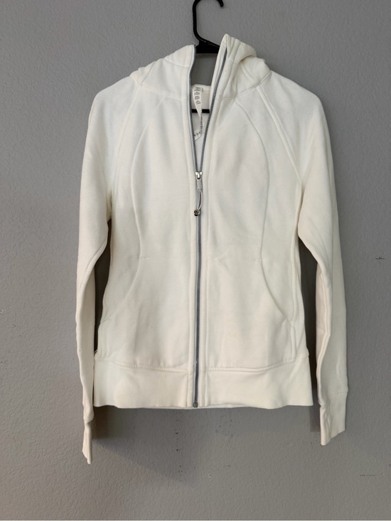 lululemon athletica Jackets & Blazers - lululemon athletica White Full-Zip Hoodie Jacket